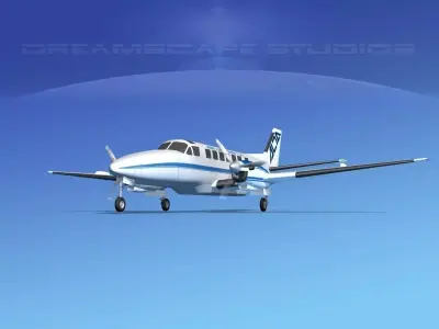 Beechcraft B99 Air limo 3D model