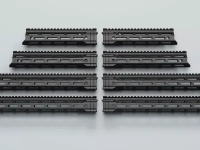 MFR Handguards - Replica Low-poly 3D model