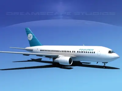 Boeing 767-100 Finnair 3D model