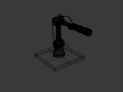  Gun Robot Arm  3D model