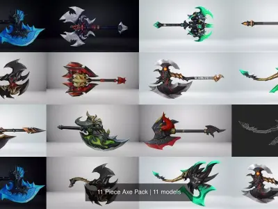 11 Piece Axe Pack