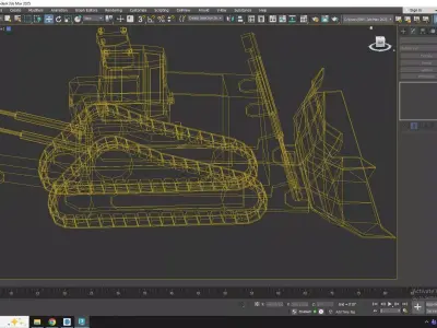 Loader Mining 11 Simplified Low-poly 3D model