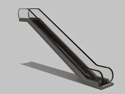 Escalator Low-poly 3D model purchase