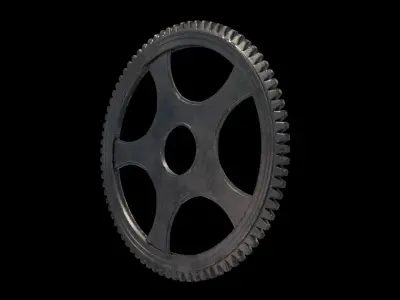 gearwheel0003 gear wheel Low-poly 3D model