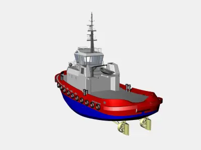 Agencies boat 3D model