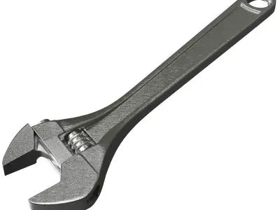 Adjustable Spanner 3D model order
