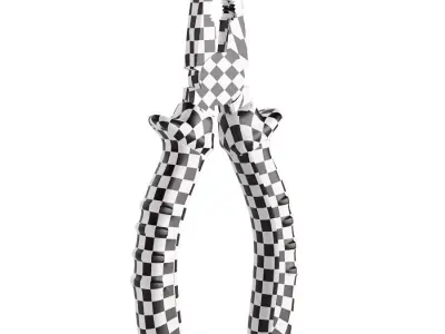 Ergonomic Multi-Purpose Pliers Tool 3D model
