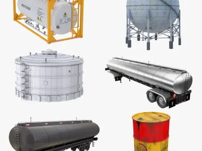  Oil Storage Tanks Collection 4 