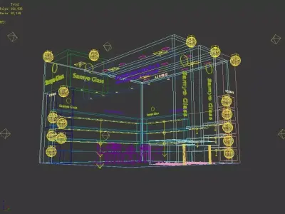 Exhibition - Area - 6X6-3DMAX2009-03 3D model