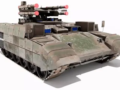 BMP-T Russian 3D model