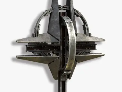 Stylized NATO Star Sculpture  -Military Art 3D print model
