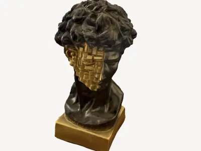 3D Ready to Use High Poly Real World Sculpt Model with Texture 3D model