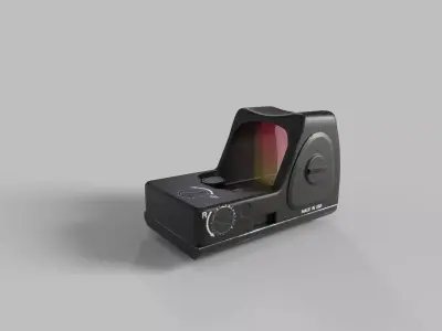 RMR scope Low-poly 3D model Low-poly 3D model