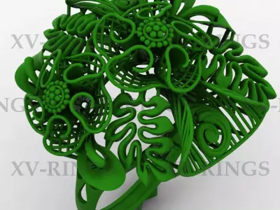 NEW TURKISH RING XV-07 3D print model
