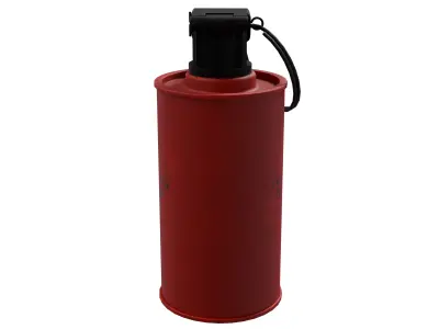 Incendiary Grenade - Low Poly Game Ready  Low-poly 3D model