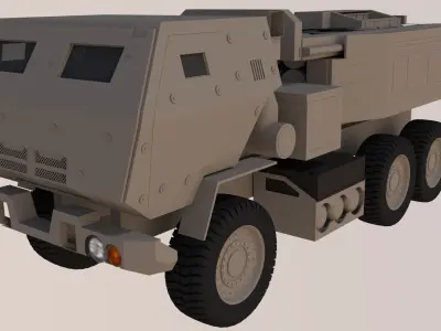 Himars MLRS 3D model