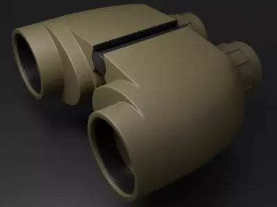 Steiner 10x50 Military Binocular Low-poly 3D model