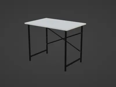 Minimalist Simple Table Free low-poly 3D model