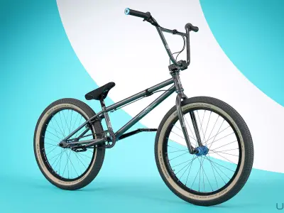 Bicycle  Bmx High Detailed 3D model
