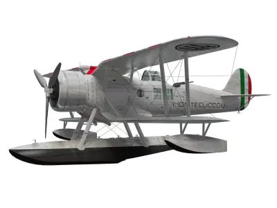 IMAM Ro43 3D model purchase