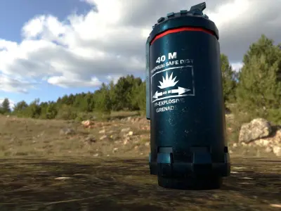 3D Graned VFXpoint88 Low-poly 3D model