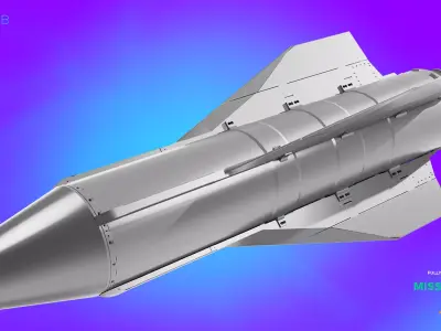 Missile V3 ASM 3D model