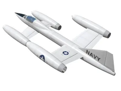 avro canada ts-140 3D model