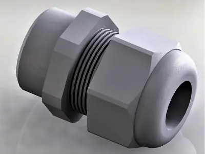 cable guide 3D model 3D model