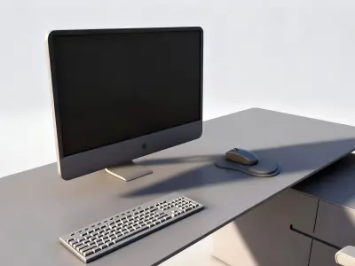 Office space model 3D model