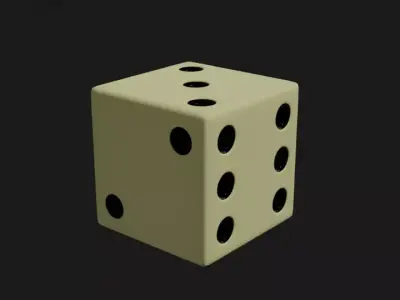 zarulik dice Free low-poly 3D model