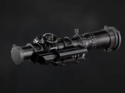 Nightforce ATACR 1-8x24mm  Scalarworks LEAP07 Low-poly 3D model