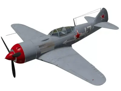 Lavochkin La-7 3D model purchase