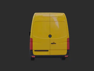 Mercedes Benz Sprinter delivery van 3D model