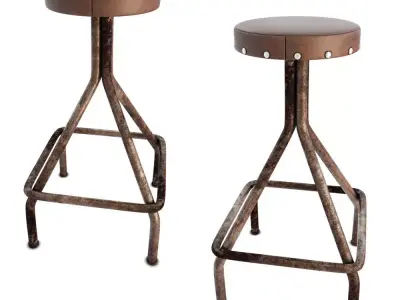 Mendel Industrial Stools  3D model