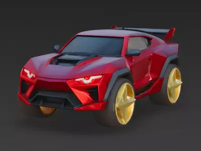 Arrowhead Super SUV 3D Model Low-poly 3D model