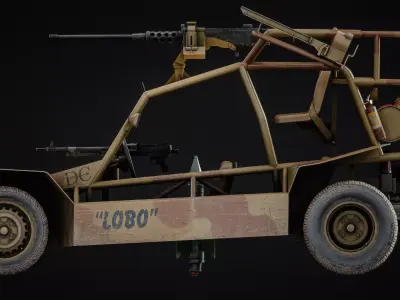 VATT LOBO Army Low-poly 3D model