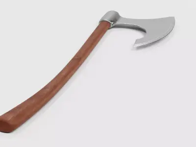 -Battleaxes- Low-poly 3D model