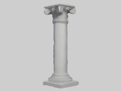 Pillar Model Low-poly 3D model