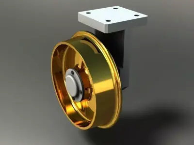 Angle Wheel 3D model