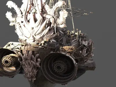 Dragon Emperor Kings Airship Hull 3D model
