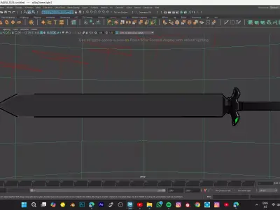 sword model  Low-poly 3D model purchase