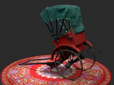 Chinese rickshaw   3D model order