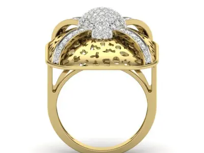 Women ring 3dm Render details 3D print model