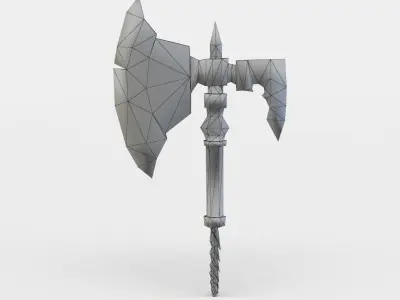 Axe Low-poly 3D model