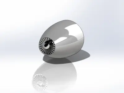 jet engine 3D model from CGTrader