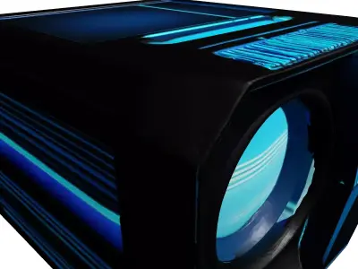 Futuristic SciFi Projector Light 3D model