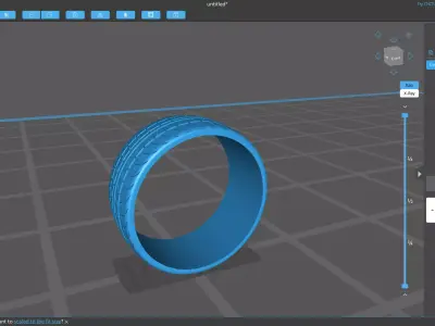 car tire winter Free low-poly 3D model