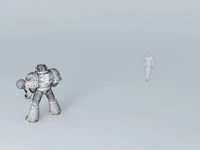 pink space marine Free 3D model