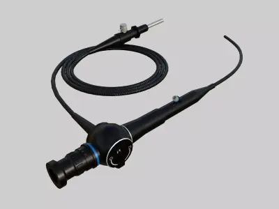 Hysteroscope Low-poly 3D model