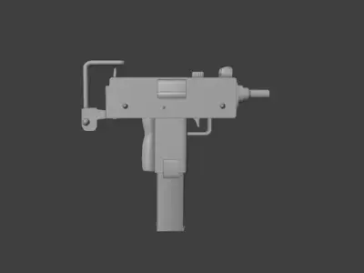 UZI  3d model 3D model